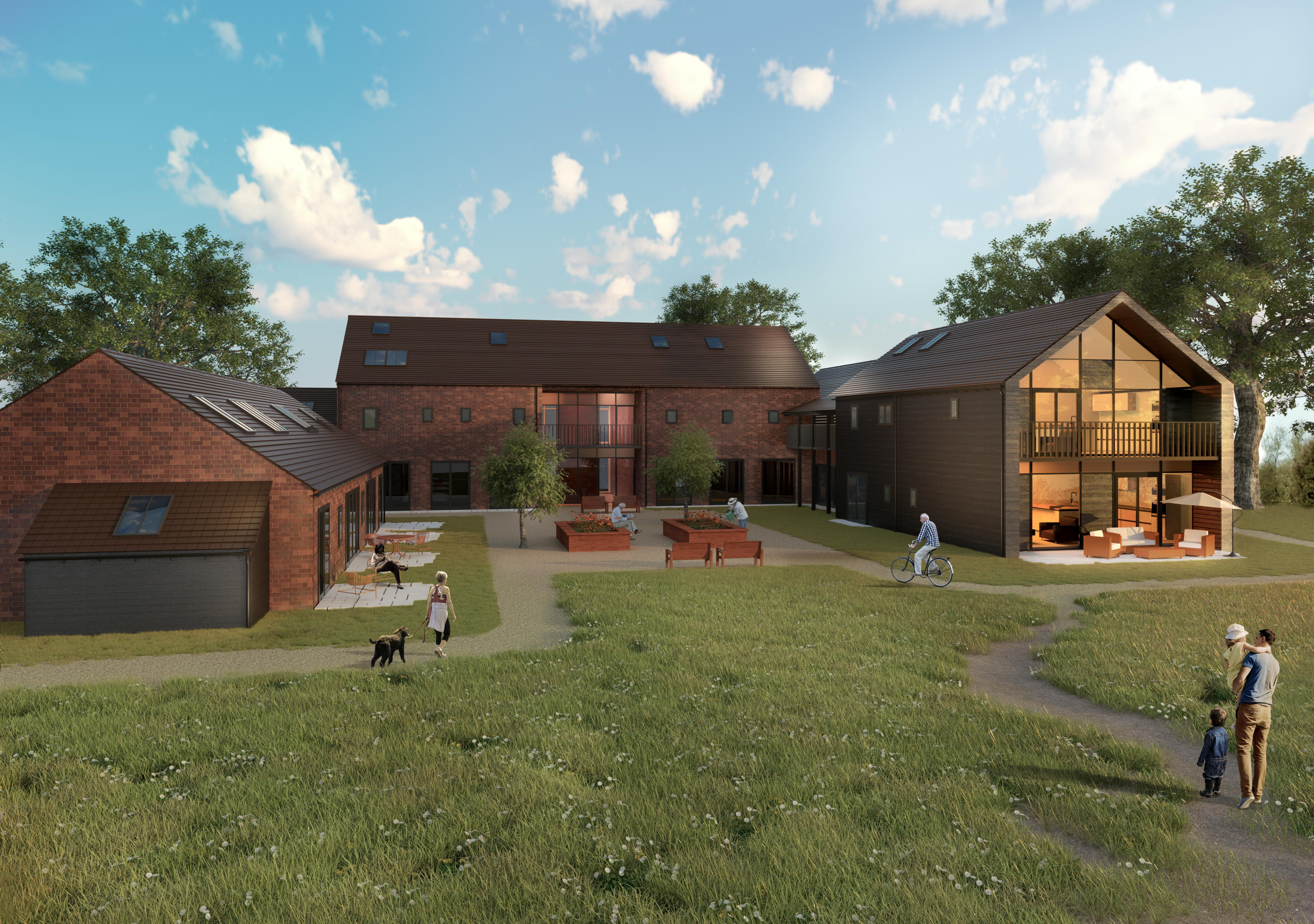 illustration of Lion and Lamb cohousing