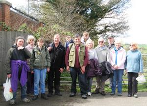 Evesham Heath walkers