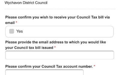 Residents urged to switch to paperless Council Tax bills