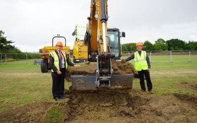 Work underway on new community sports facilities