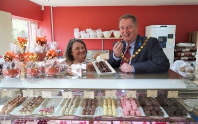 Craft centre is latest stop on Chairman's tour