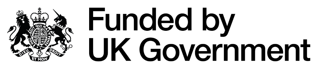 Funded by UK government logo