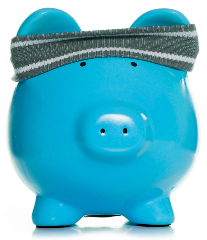 blue piggy bank blue piggy bank