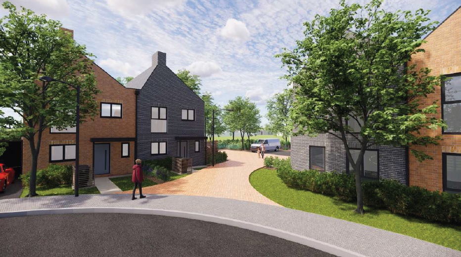 Artist's impression of Laurels Avenue development.