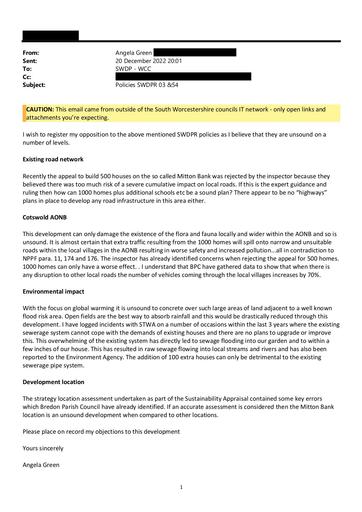 Policies SWDPR 03 &54 Angela Green redacted