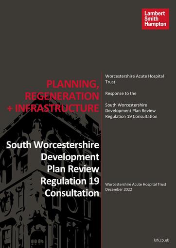 07 12 22WAHT SWDP Reg19 Response Final